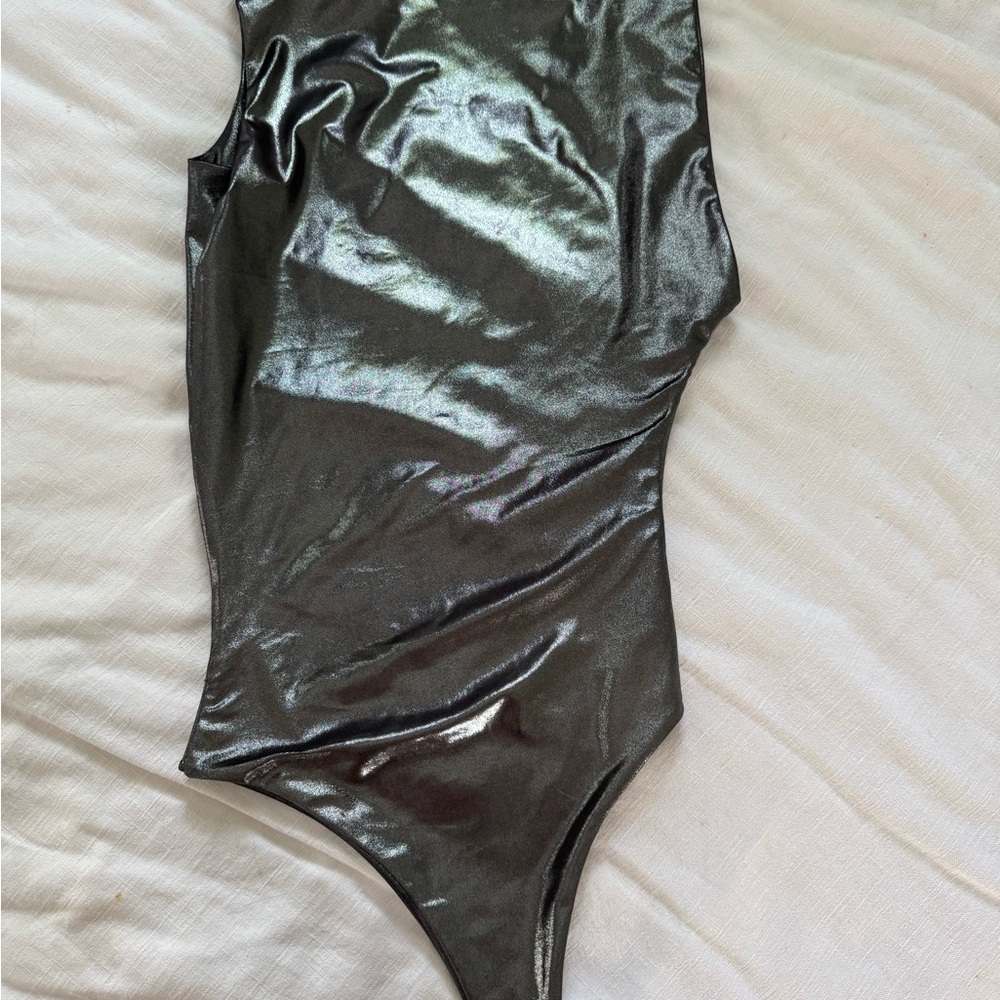 COUCOO Shiny Black/GREY One Piece